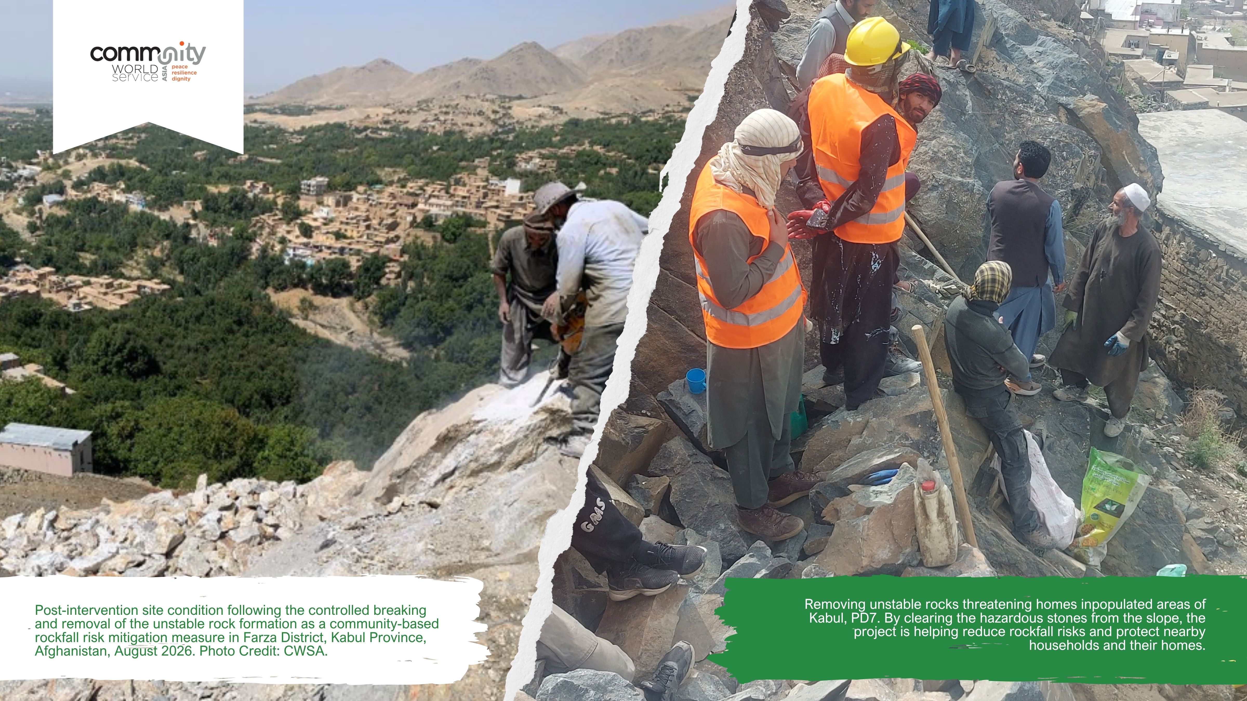 Securing Slopes, Safeguarding Homes: Community-Led Action Against Rockfall Risks